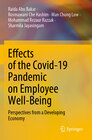 Buchcover Effects of the Covid-19 Pandemic on Employee Well-Being