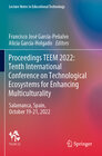 Buchcover Proceedings TEEM 2022: Tenth International Conference on Technological Ecosystems for Enhancing Multiculturality