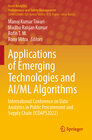 Buchcover Applications of Emerging Technologies and AI/ML Algorithms