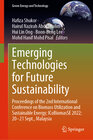 Buchcover Emerging Technologies for Future Sustainability