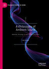 Buchcover A Philosophy of Ambient Sound