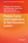 Buchcover Photonic Crystal and Its Applications for Next Generation Systems