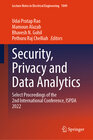 Buchcover Security, Privacy and Data Analytics