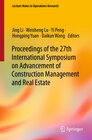 Buchcover Proceedings of the 27th International Symposium on Advancement of Construction Management and Real Estate