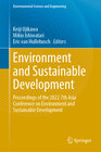 Buchcover Environment and Sustainable Development