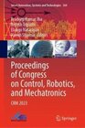 Buchcover Proceedings of Congress on Control, Robotics, and Mechatronics