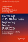 Buchcover Proceedings of ASEAN-Australian Engineering Congress (AAEC2022)