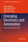 Buchcover Emerging Electronics and Automation