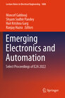 Buchcover Emerging Electronics and Automation