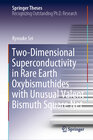 Buchcover Two-Dimensional Superconductivity in Rare Earth Oxybismuthides with Unusual Valent Bismuth Square Net
