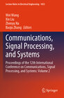Buchcover Communications, Signal Processing, and Systems