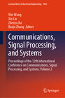 Buchcover Communications, Signal Processing, and Systems