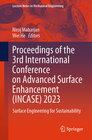 Buchcover Proceedings of the 3rd International Conference on Advanced Surface Enhancement (INCASE) 2023