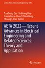 Buchcover AETA 2022—Recent Advances in Electrical Engineering and Related Sciences: Theory and Application
