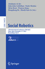 Buchcover Social Robotics