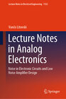 Buchcover Lecture Notes in Analog Electronics