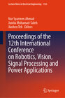 Buchcover Proceedings of the 12th International Conference on Robotics, Vision, Signal Processing and Power Applications