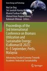 Buchcover Proceedings of the 3rd International Conference on Biomass Utilization and Sustainable Energy; ICoBiomasSE 2023; 4-5 Sep