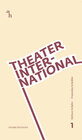 Buchcover Theater International 1