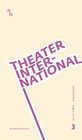 Buchcover Theater international 3