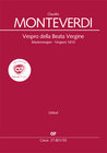 Buchcover Vespro della Beata Vergine (Klavierauszug)