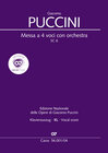 Buchcover Messa a 4 voci con orchestra (Klavierauszug XL)