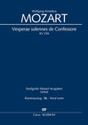 Buchcover Vesperae solennes de Confessore (Klavierauszug XL)