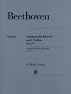 Buchcover Ludwig van Beethoven - Violinsonaten, Band I