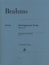 Buchcover Johannes Brahms - Streichquartett B-dur op. 67