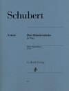 Buchcover Franz Schubert - 3 Klavierstücke (Impromptus) op. post. D 946