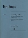 Buchcover Johannes Brahms - Klarinettensonaten op. 120