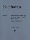 Buchcover Ludwig van Beethoven - Violinromanzen G-dur op. 40 und F-dur op. 50