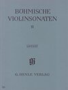 Buchcover Böhmische Violinsonaten - Band II