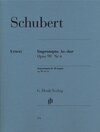 Buchcover Franz Schubert - Impromptu As-dur op. 90 Nr. 4 D 899