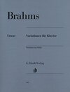 Buchcover Johannes Brahms - Variationen für Klavier