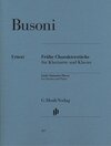 Buchcover Ferruccio Busoni - Frühe Charakterstücke für Klarinette und Klavier (Erstausgabe)