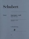 Buchcover Franz Schubert - Impromptu c-moll op. 90 Nr. 1 D 899