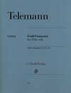 Buchcover Georg Philipp Telemann - Zwölf Fantasien für Flöte solo TWV 40:2-13