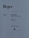 Buchcover Max Reger - Streichtrios a-moll op. 77b und d-moll op. 141b