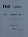 Buchcover Franz Anton Hoffmeister - Violakonzert D-dur