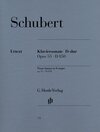 Buchcover Franz Schubert - Klaviersonate D-dur op. 53 D 850