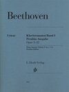 Buchcover Ludwig van Beethoven - Klaviersonaten, Band I, op. 2–22, Perahia-Ausgabe