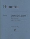 Buchcover Johann Nepomuk Hummel - Potpourri (Fantasie) op. 95 für Viola und Orchester, Fassung für Violoncello