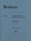 Buchcover Johannes Brahms - Klarinettensonaten op. 120
