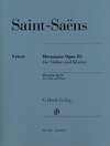 Buchcover Camille Saint-Saëns - Havanaise op. 83