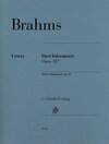 Buchcover Johannes Brahms - 3 Intermezzi op. 117
