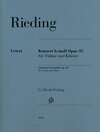 Buchcover Oskar Rieding - Violinkonzert h-moll op. 35