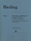 Buchcover Oskar Rieding - Concertino in ungarischer Weise a-moll op. 21