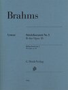 Buchcover Johannes Brahms - Streichsextett Nr. 1 B-dur op. 18