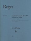 Buchcover Max Reger - Klarinettensonate op. 107